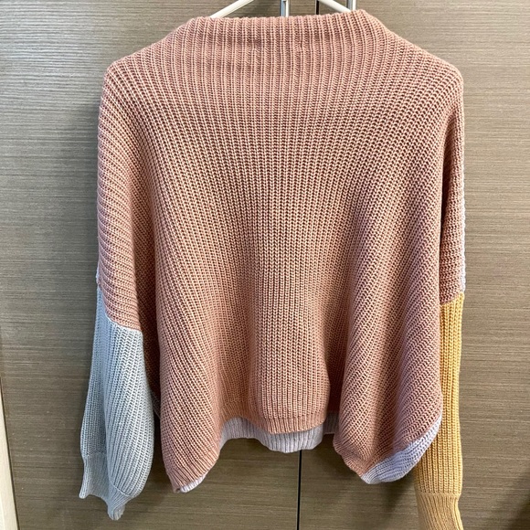 💜SHEIN Drop Shoulder Colorblock Sweater💜 - Picture 5 of 5